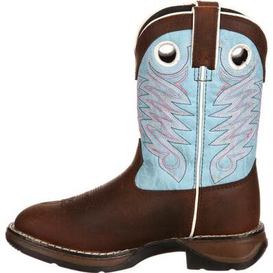 LIL' DURANGO® Big Kid Raindrop Western Boot, , large