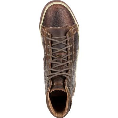 Durango® Music City™ Women's Western Embossed High-Top Sneaker, , large