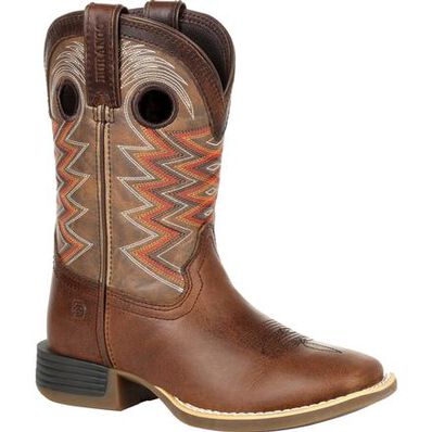 Durango® Lil' Rebel Pro™ Little Kid's Tiger Eye Western Boot, , large