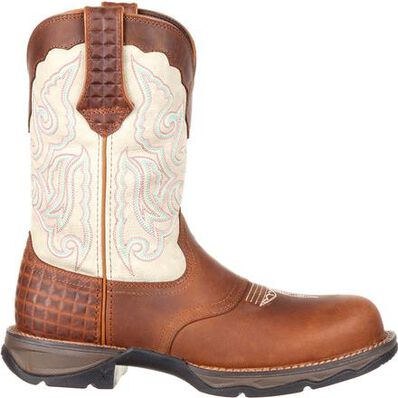Lady Rebel™ by Durango® Women's Composite Toe Saddle Western Boot, , large