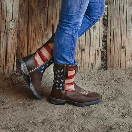 Durango shop boots flag
