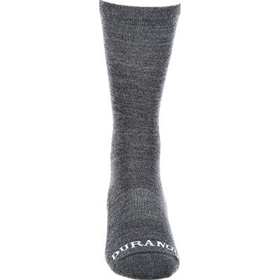Durango® Boot Light Weight Merino Wool Socks, Grey, large