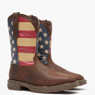 Rebel™ by Durango® Steel Toe Flag Western Flag Boot, , large