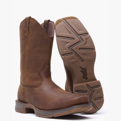 Rebel™ by Durango® Brown Pull-On Western Boot, , large