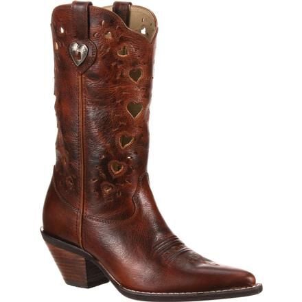 Crush by Durango Women s Brown Heartfelt Western Boot DCRD179