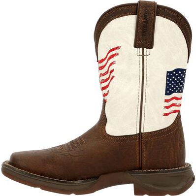 Lil' Rebel™ by Durango® Little Kids Distressed Flag Western Boot, , large
