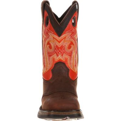 LIL' DURANGO® Big Kid Saddle Western Boot, , large