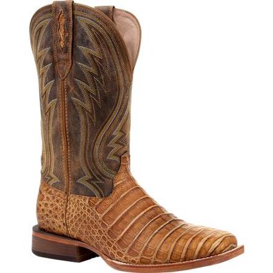 Durango® Premium Exotics™ Sunset Wheat Caiman Western Boot, , large