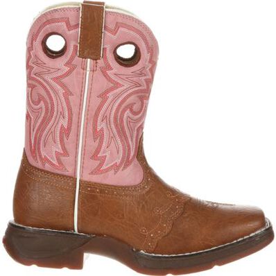 LIL' DURANGO® Little Kid Tan Lacey Western Boot, , large