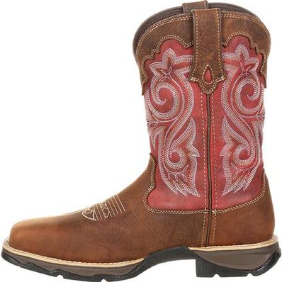 Lady Rebel Work™ by Durango® Women's Waterproof Composite Toe Western Work Boot, , large