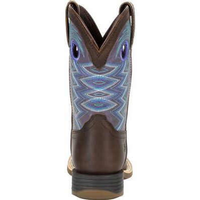 Durango Lil' Rebel Pro Big Kid's Amethyst Western Boot, , large