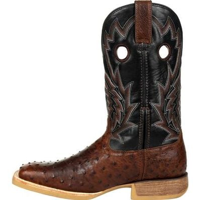 Durango® Rebel Pro™ Oiled Saddle Ostrich Western Boot, , large