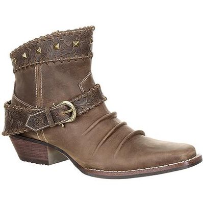 Crush™ by Durango® Women's 5-inch Bucklace Strap Western Boot, , large