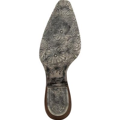 Crush™ by Durango® Women's Ivory Cream Lace Floral Western Boot, , large