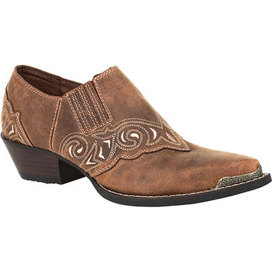 Crush™ by Durango® Women's Distressed Tan Shoe Boot, , large Crush™ by Durango® Women's Distressed Tan Shoe Boot, , large