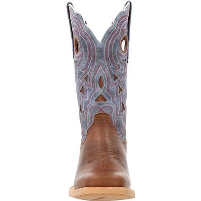 Durango® Lady Rebel Pro™ Women's Golden Brown & Periwinkle Western Boot, , large