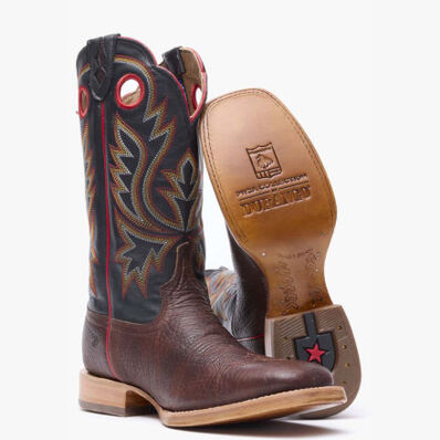 Men's PRCA Collection Shrunken Bullhide Western Boot, , large