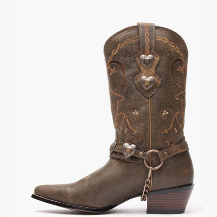 Crush™ by Durango® Women's Flag Accessory Western Boot, #DRD0208
