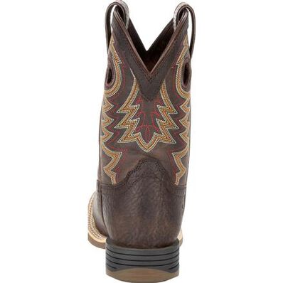 Durango® Lil' Rebel Pro™ Little Kid's Brown Western Boot, , large