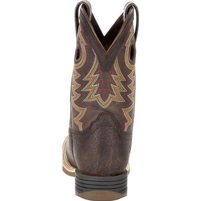Durango® Lil' Rebel Pro™ Big Kid's Brown Western Boot, , large