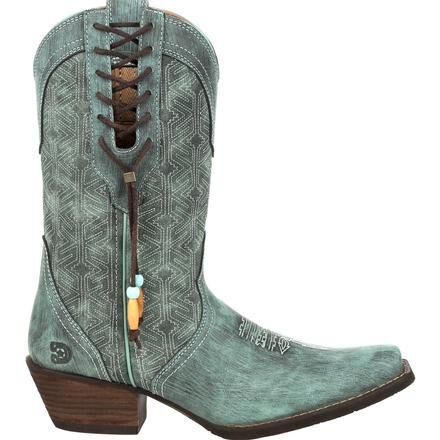 Teal boots women discount