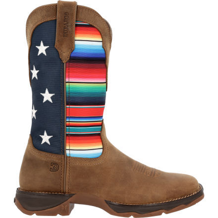 Lady Rebel by Durango Dusty Brown Serape Flag Women s Western Boot DRD0435