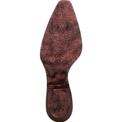 Crush™ by Durango® Women's Vintage Rose Gold Floral Western Boot, , large