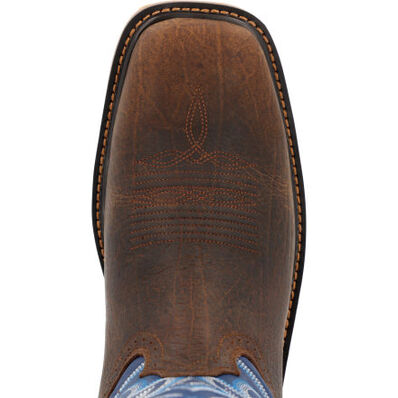 Durango® WorkHorse™ Worn Saddle and Denim Blue Western Work Boot, , large