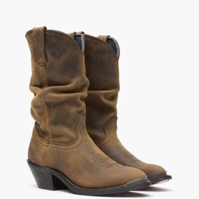 Durango® Women's Distressed Tan Slouch Western Boot, , large