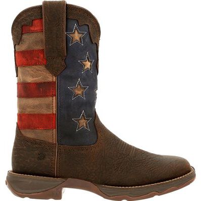 Lady Rebel™ by Durango® Women's Vintage Flag Western Boot, , large
