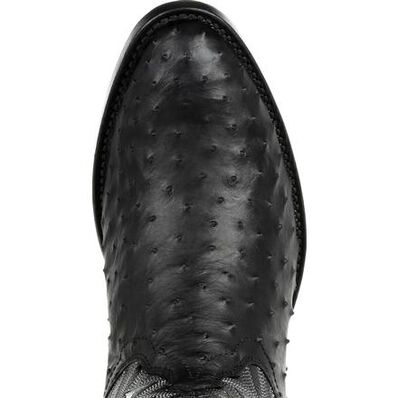 Durango® Premium Exotic Full-Quill Ostrich Ebony Western Boot, , large