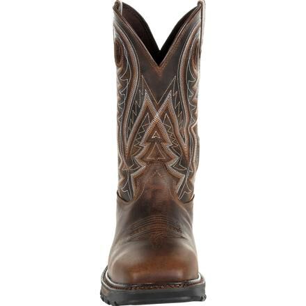 Puncture resistant steel toe boots top