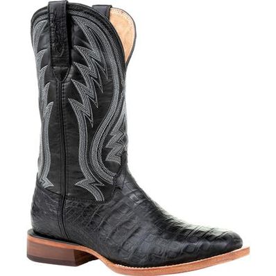 Durango® Premium Exotics™ Black Onyx Caiman Western Boot, , large