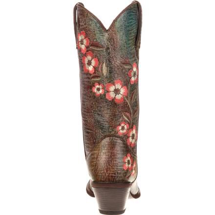 Crush by Durango Women s Flower Leopard Western Boots
