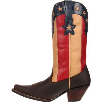 Crush™ by Durango® Women's Stars and Stripes Flag Boot, , large