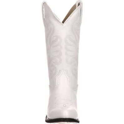 Durango® Women's White Leather Western Boot, , large