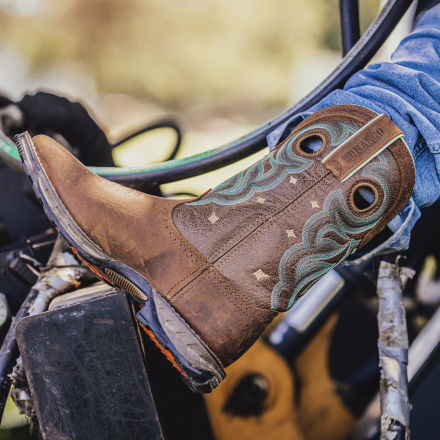 Womens western steel toe boots clearance