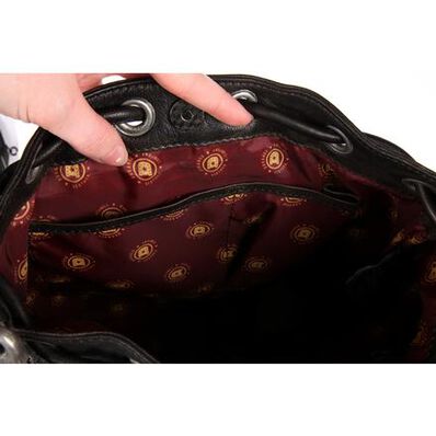 Durango® Leather Company Kachina Fringe Bucket Bag, , large