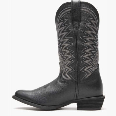 Durango® Rebel Frontier™ Black Western R-Toe Boot, , large