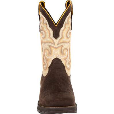 Lady Rebel™ by Durango® Gator Emboss Western Boot, , large