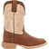 Durango® Lil' Rebel Pro™ Big Kids' Coffee and Bone Western Boot, , large