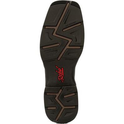 Durango® Rebel™ Bay Brown & Midnight Western Boot, , large