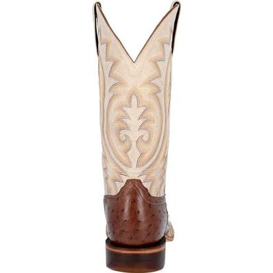 Durango® Premium Exotics™ Bone Full-Quill Ostrich Western Boot, , large