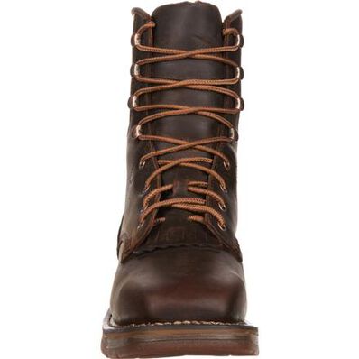 Workin' Rebel™ by Durango® Steel Toe Waterproof Western Lacer Boot, , large