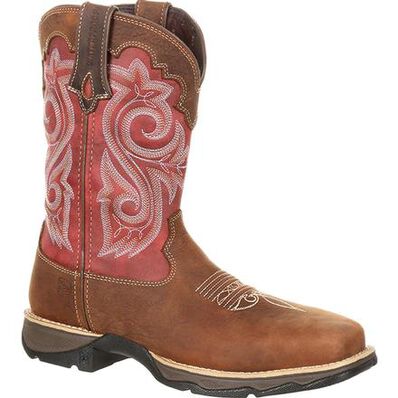 Lady Rebel Work™ by Durango® Women's Waterproof Composite Toe Western Work Boot, , large