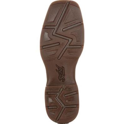 Durango® Red Dirt Rebel™ Antiqued Saddle Full-Quill Ostrich Chukka, , large