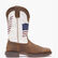 Lady Rebel™ by Durango® Women's Distressed Flag Embroidery Western Boot, , large