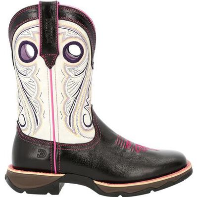 Lady Rebel™ by Durango® Women's Raven Black & White Western Boot, , large