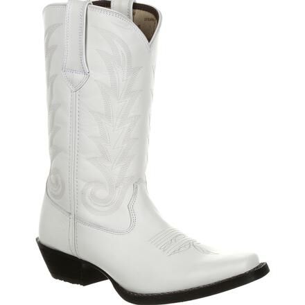 Women's Classic White Western Boot 