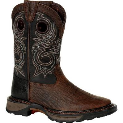 Lil' Durango® Maverick XP™ Big Kid's Black Western Boot, , large